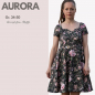 Preview: PDF-Schnittmuster Vintage-Kleid Aurora mit Herzausschnitt und Schwingrock, GR. 34-50